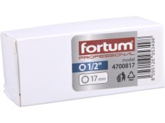 FORTUM 4700817 hlavice nástrčná rázová 1/2", 17mm, L 86mm