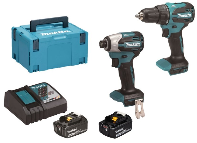 Makita DLX2577JX2 aku sada DDF490+DTD158 Li-ion LXT 18V 2x 3Ah Makita DLX2577JX2 aku sada DDF490+DTD158 Li-ion LXT 18V 2x 3Ah