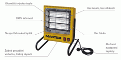 Master TS 3A elektrické infračervené topidlo