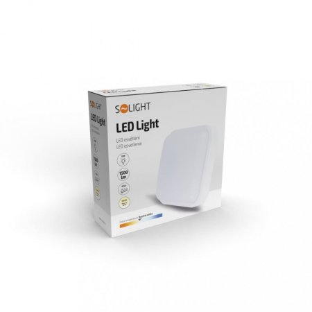 Solight WO752 LED venkovní osvětlení čtvercové, 20W, 1500lm, 4000K, IP54, 19cm