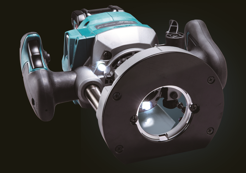 Makita RP001GZ aku vrchní frézka s regulací  Li-ion XGT 40V, bez aku
