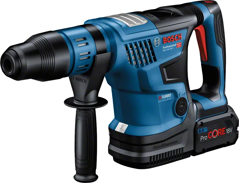 Bosch GBH 18V-36 C aku kombinované kladivo SDS-MAX 7,0J 18V bez aku 0611915021