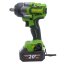 Procraft PWA36-1B-C aku rázový utahovák 1/2" 850 Nm 20V 1x4Ah