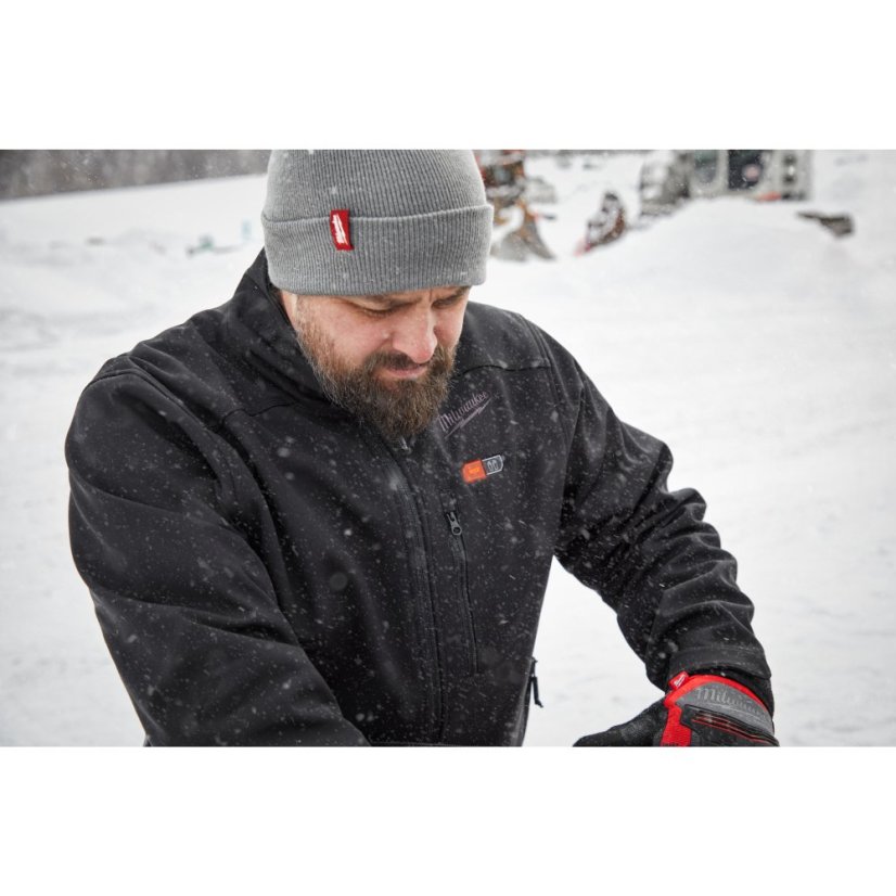 Milwaukee M12 HJ BL5-0 vyhřívaná bunda černá XL bez aku 4933478970