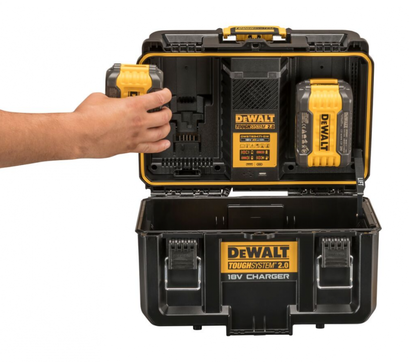 Dewalt DWST83471-QW TOUGHsystem, nabíječka v kufru