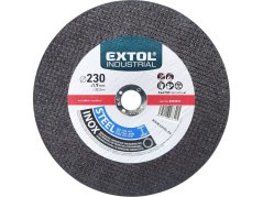 EXTOL INDUSTRIAL 8701019 kotouč řezný na ocel/nerez, O 230x1,9x22,2mm