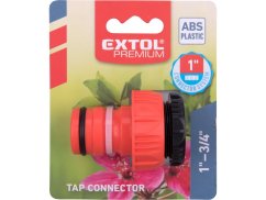 EXTOL PREMIUM 8876518 konektor na kohoutek 1" systém, ABS