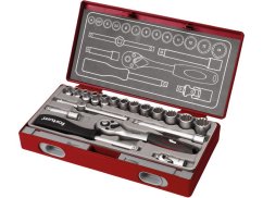 FORTUM 4700031hlavice nástrčné MULTI-LOCK, sada 19ks, 1/4"
