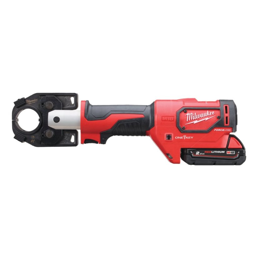 Milwaukee M18 HCCT-201C FORCE LOGIC Hydraulické krimpovací kleště na kabely 53 kN  1x 2Ah 4933451194