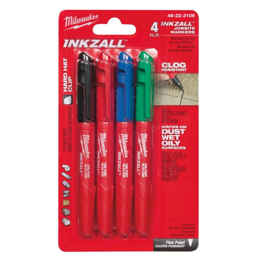 Milwaukee sada barevných značkovačů INKZAL 48223106