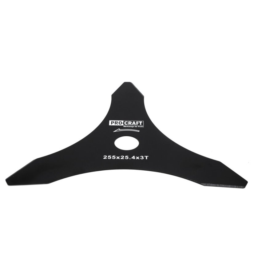Procraft H-3T/Z nůž do křovinořezu 255x25,4mm 3Z vroubkovaný