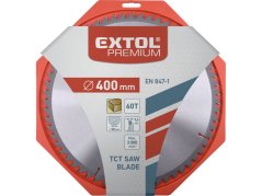 EXTOL PREMIUM 8803257 kotouč pilový s SK plátky, O 400x3,6x30mm, 60T