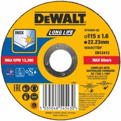 DeWALT DT43905-QZ řezný kotouč 115x22,2x1,6mm