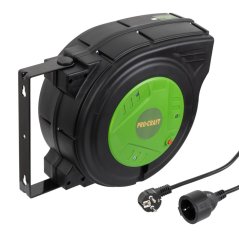 Procraft EK15N samonavíjecí prodlužovací kabel, buben 15m + 1m
