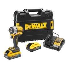 DeWalt DCF921H2T-QW 18V rázový utahovák 1/2" s pojistným kroužkem, 2 x aku POWERSTACK 5.0 Ah