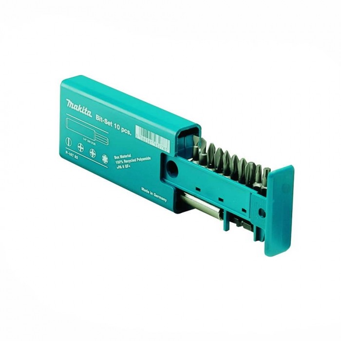 Makita P-16782 sada bitů, nástavec, PH, PZ, plochý, Torx, 10 ks Makita P-16782 sada bitů, nástavec, PH, PZ, plochý, Torx, 10 ks