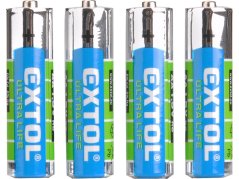 EXTOL ENERGY 42001 baterie zink-chloridové, 4ks, 1,5V AA (R6)