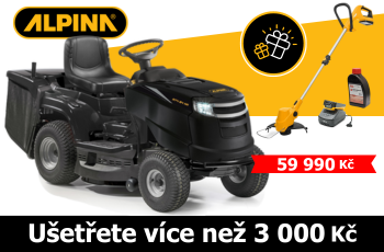Kup traktor Alpina a získej hodnotný dárek i věrnostní body