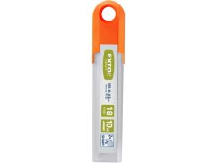 EXTOL CRAFT 9125 břity ulamovací do nože 10ks, 18mm(tl.05mm/14s)
