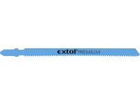 EXTOL PREMIUM 8805205 plátky do přímočaré pily 5ks, 106x1,8mm, Bi-metal