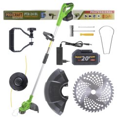 Procraft PTA24 BL aku vyžínač 380mm 20 V 1x3Ah