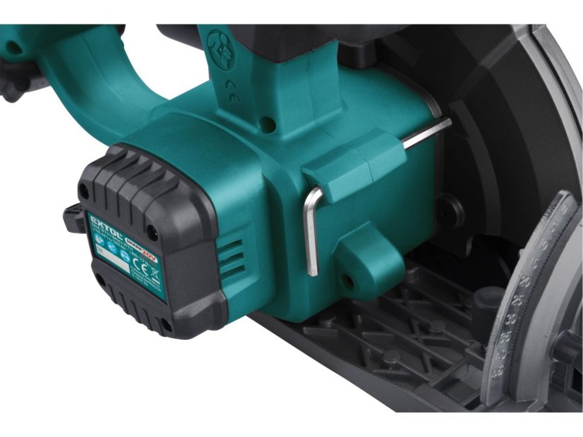 EXTOL INDUSTRIAL 8791822 pila kotoučová aku SHARE20V, 165mm, BRUSHLESS, 20V Li-ion, 2000mAh