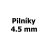 Pilníky 4,5 mm