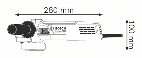 Bosch GWS 9-115 úhlová bruska 115mm, 900 W