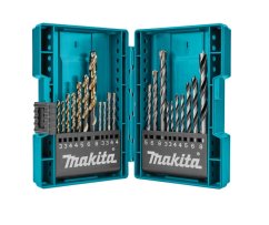 Makita B-44884 sada vrtáků do kovu/dřeva/zdiva 3-8mm (po 1), 21ks