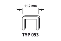 Wolfcraft široké sponky do sponkovačky výška 6 mm 4000 ks 7016000