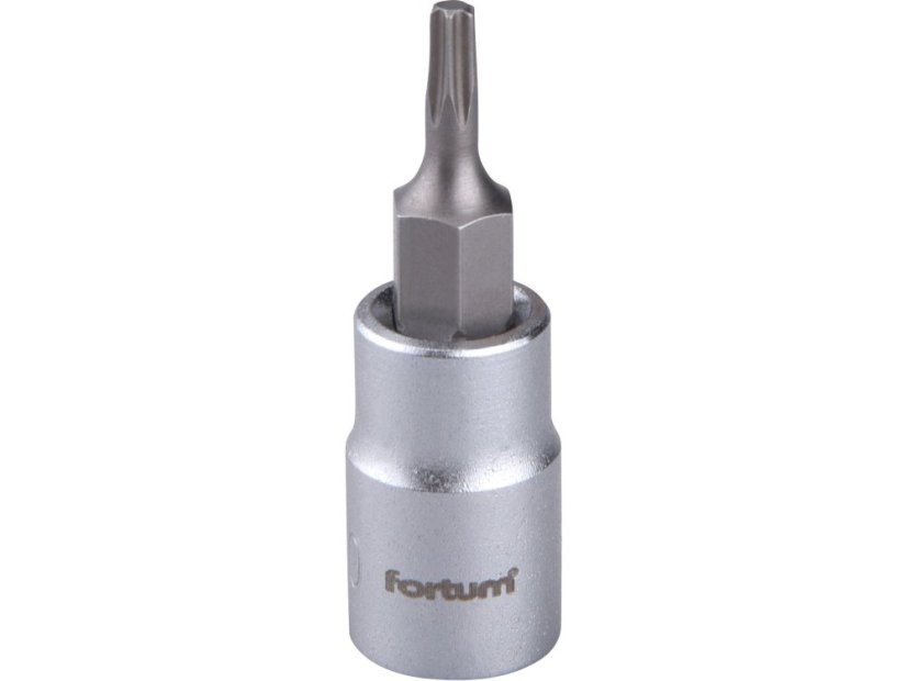 FORTUM 4701720 hlavice zástrčná 1/4" hrot TORX, T 10, L 37mm