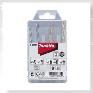 Makita D-20769 sada vrtáků šestihran 1/4"