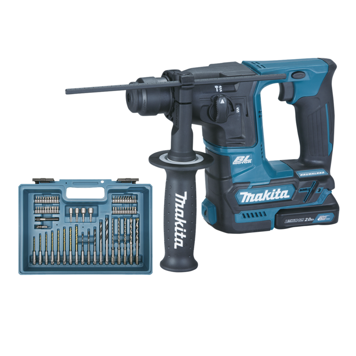 Makita HR166DWAE1 aku vrtací kladivo SDS-plus s příslušenstvím Li-ion CXT 10,8/12V/2,0Ah