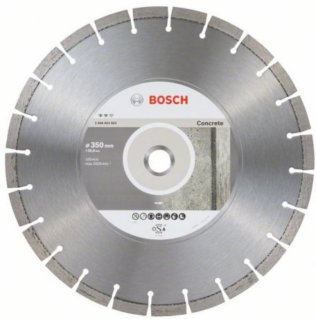 Bosch diamantový dělicí kotouč 350x25,40x3,2x12 mm Expert for Concrete