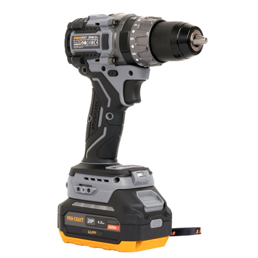 Procraft Industrial CD20A aku příklepový vrtací šroubovák 20 V 1x4Ah