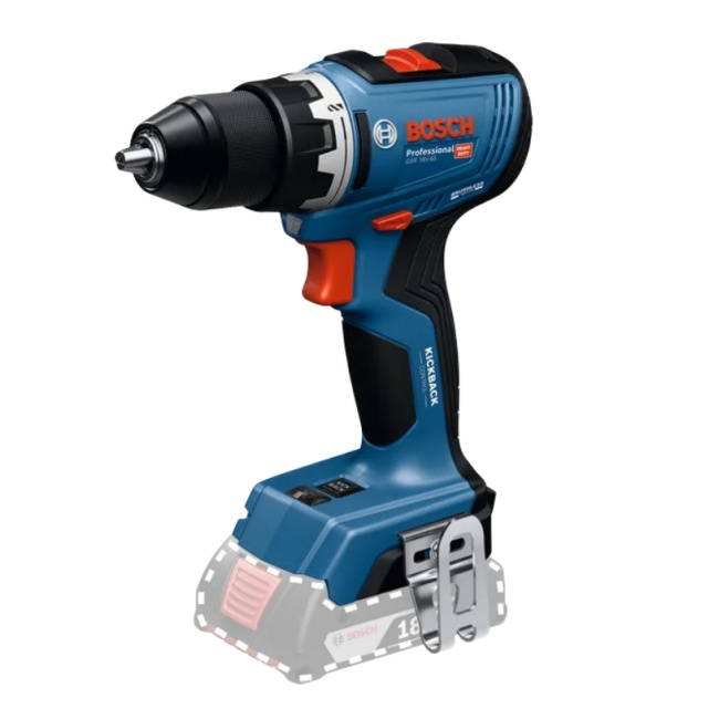 Bosch GSR 18V-65 aku vrtací šroubovák 18 V 2x5Ah + 19dílná sada nářadí  0615A5007K
