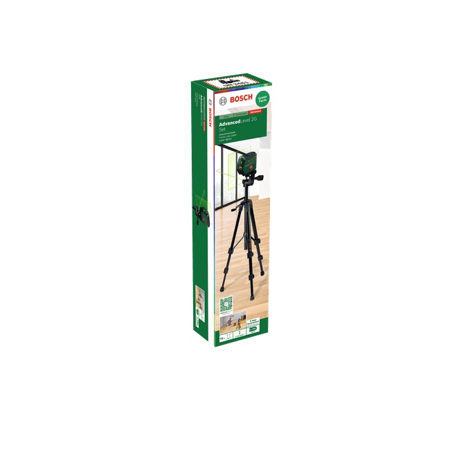 Bosch AdvancedLevel 2G křížový laser + stativ TT120 0603663G01