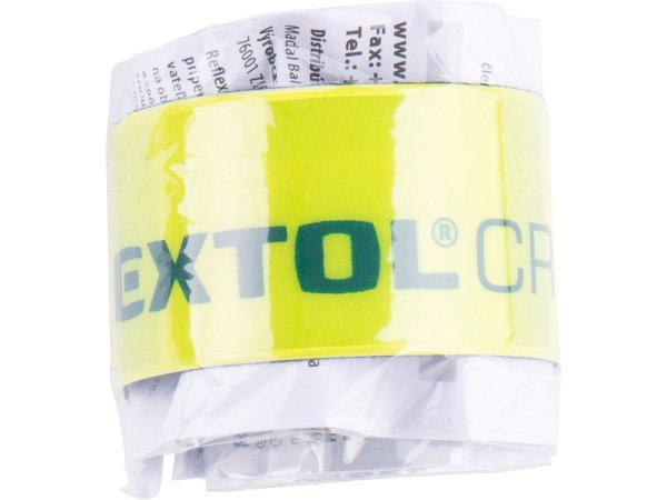 EXTOL CRAFT 97270 náramek reflexní žlutý, 340x30mm