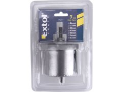 EXTOL CRAFT 1802 vykružovací vrták do dřeva a sádrokartonu, 7průměrů O 26-63mm
