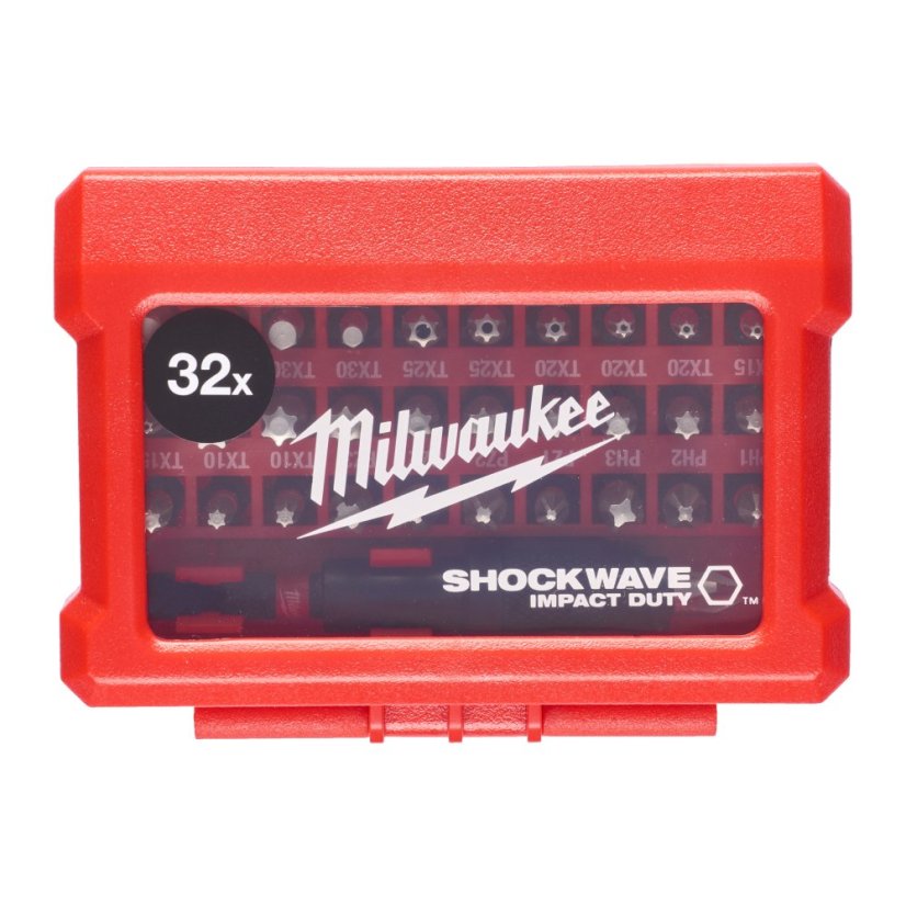 Milwaukee sada bitů Shockwave™ Impact Duty 32 ks 4932464240