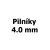 Pilníky 4 mm