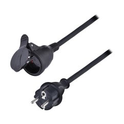 Solight PS37 prodlužovací přívod 20m, 1 zásuvka IP44, 3 x 2.5mm2, kabel guma-neopren H07RN-F