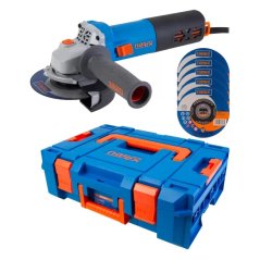 Narex EBU 9-125 BOX RK  bruska úhlová 125mm 950 W + řezné kotouče 65407014