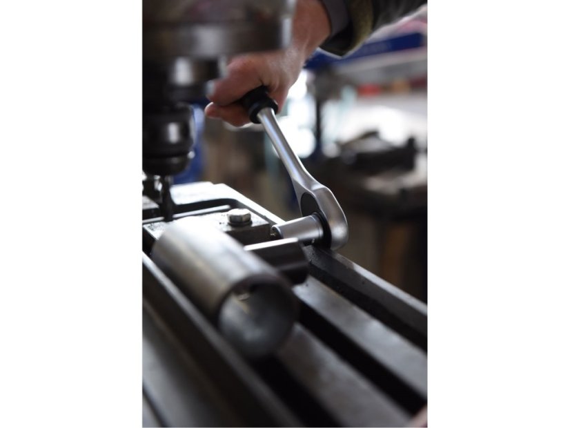EXTOL PREMIUM 6531 ráčna, 45 zubů, 1/4", L 155mm, CrV