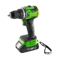 Procraft PA18LiH-1B-C aku vrtací šroubovák 20 V 1x2Ah + BS-37 sada bitů