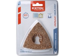 EXTOL PREMIUM 8803860 rašple trojúhelníková, 78mm, karbid, tvrdokov