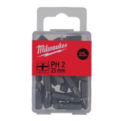 Milwaukee standardní bity PH 2x25 mm 25 ks 4932399587