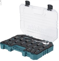 Makita E-30069  19 dílná sada nástrčných klíčů  1/2 čtyřhran IMPACT BLACK v plastové krabičce