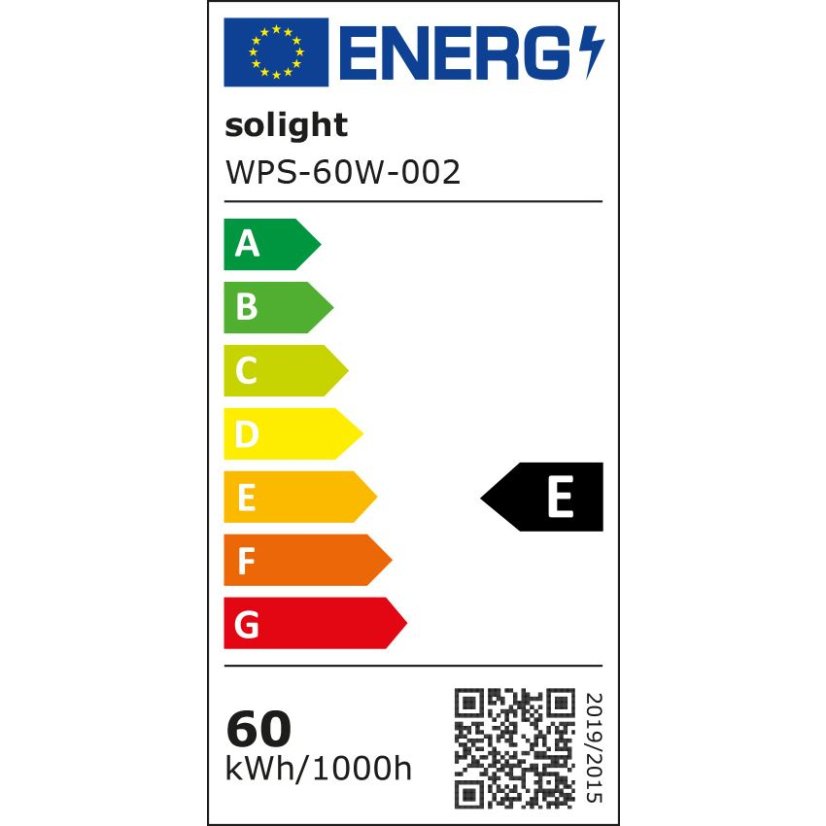 Solight WPS-60W-002 street light COB, 60W, 7800lm, Meanwell, 4000K, 120°, Ra70, IP65, 180-305V, šedá