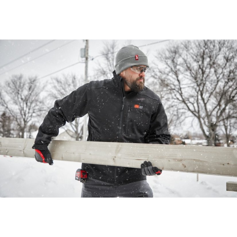 Milwaukee M12 HJ BL5-0 vyhřívaná bunda černá XL bez aku 4933478970